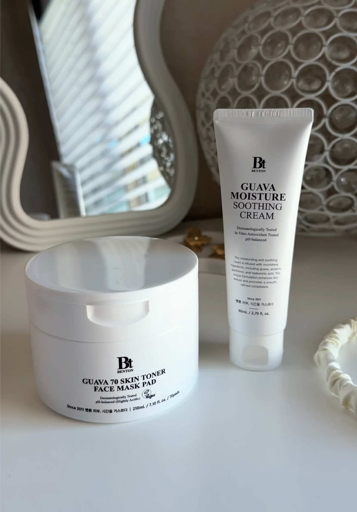 Obsessed with my new skincare from BENTON!  My skin is glowing like I just left a facial - and it's the perfect base for makeup! thanks for the gift 🫶💞 @bentoncosmetic #benton #bentoncosmetic #koreanskincare #skincare #kbeauty #ugc #ugccreatorsneeded #ugccreator