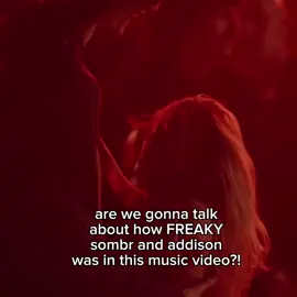 their faces was so close , had me thinking they were going to kiss @sombr @sombrsucks @Addison #sombr #addisonrae #12to12 #viral #fyp #musicvideo 