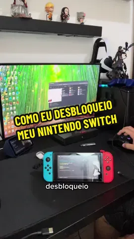 E é assim que eu faço o desbloqueio no meu Nintendo Switch #games #videogames #nintendo #nintendoswitch 