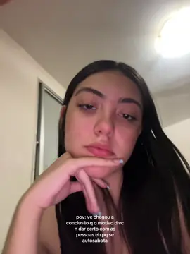 cheguei a essa conclusão, vou me m