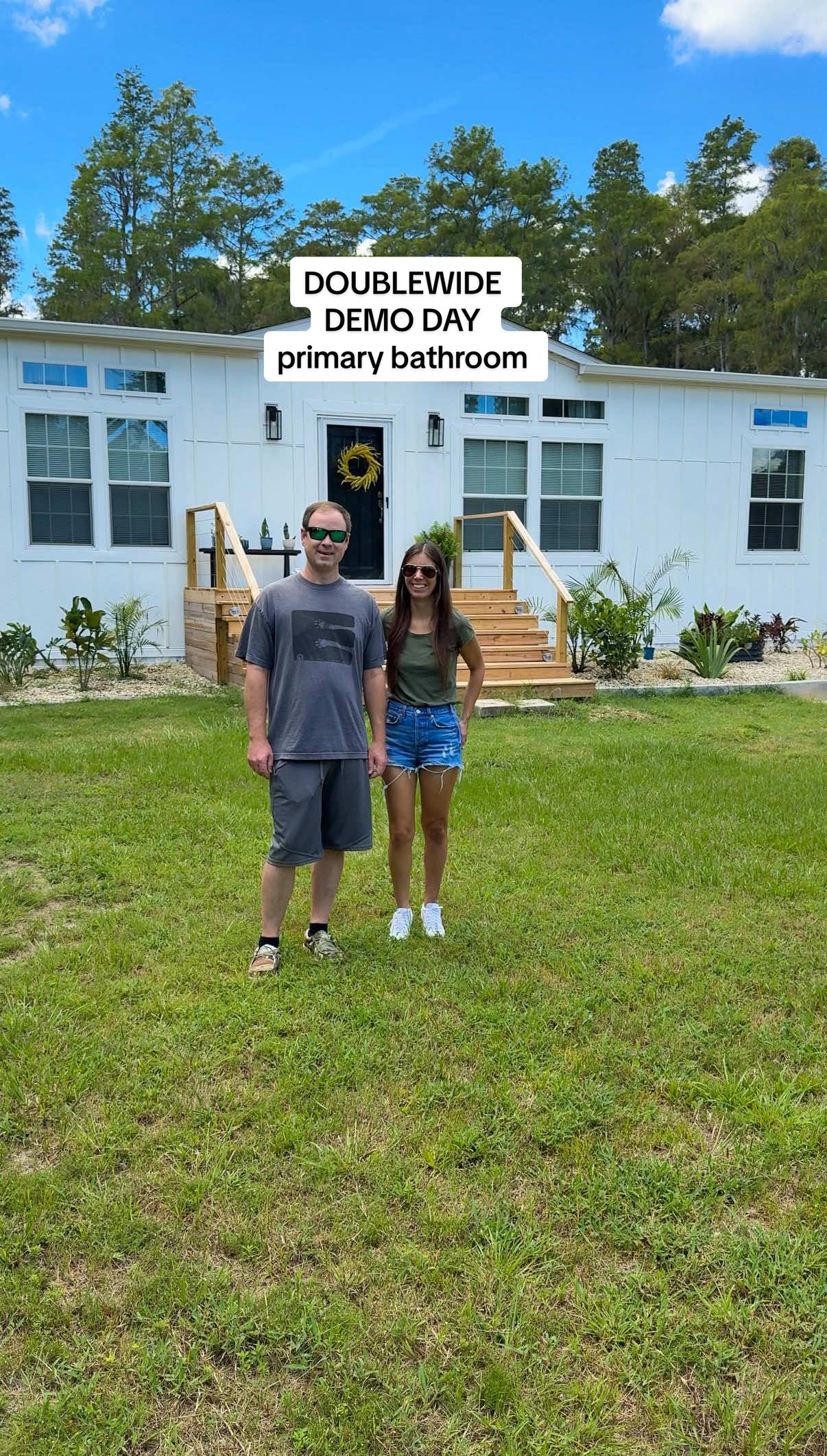 #doublewide #bathroom #diyhome #manufacturedhomes #mobilehome 