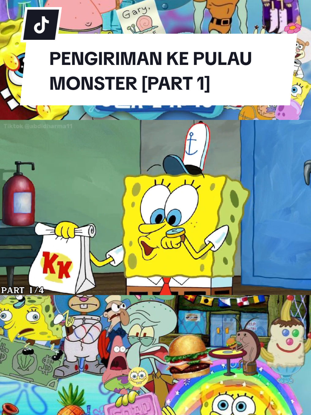 PART 1 | S13 EPISODE DELIVERY TO MONSTER ISLAND #spongebobbahasaindonesia #spongebobepisodebaru #fyp  #spongebobmeme #spongebob #spongebobindonesia #spongebobsquarepants 