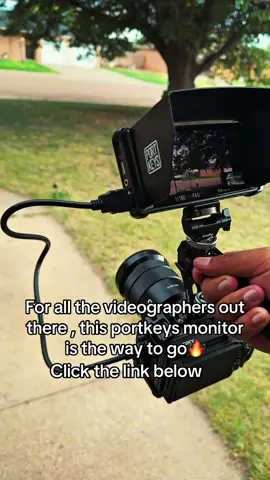 This portkeys monitor is affordable and worth it! Click the link below! #fyp #feederrr #portkeyspt6 #videography 