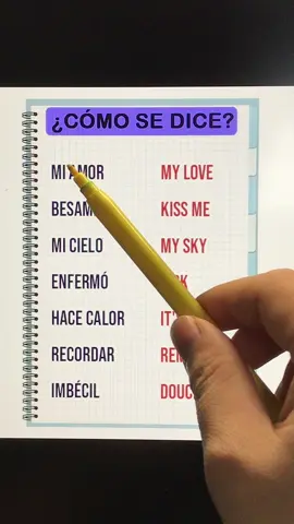 Algunas palabras comunes en inglés #ingles #aprendeingles #inglesonline #inglesfacil 