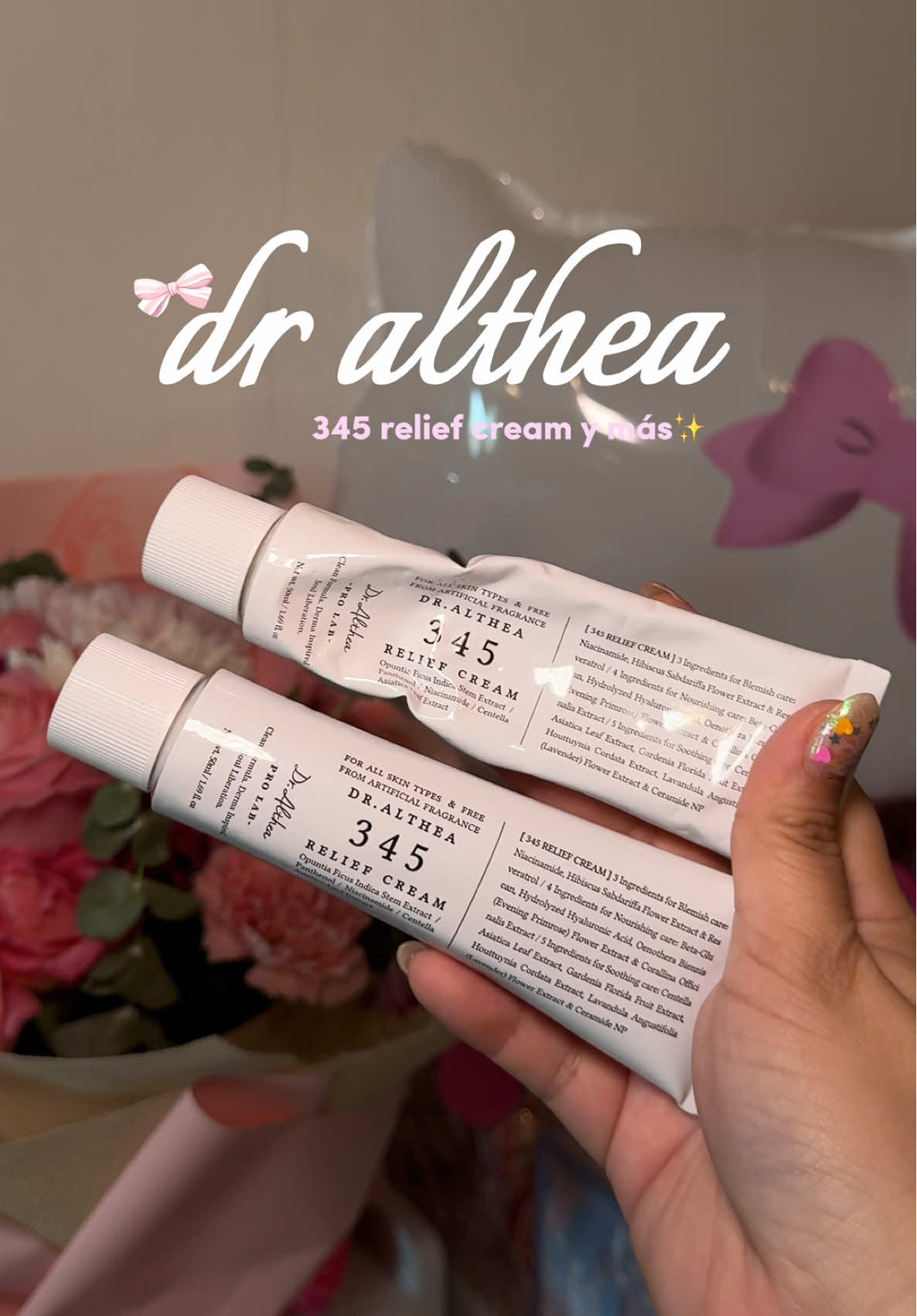 Me llegó restock de mi crema favorita 😍 @dr.althea_official 💖💖 345 relief cream y otros productos nuevos que estaré probando ✨✨ #dralthea #dralthea345cream #skincarecoreano #haulskincare #kbeautyskincare 