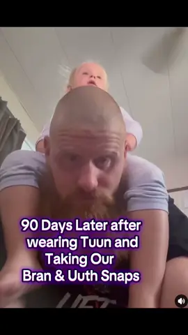 this father of two when I first met him, he relied on a cane and his body could not hold up his children on his own shoulders without him being an excruciating discomfort. Three months later after he has been wearing our TUUN and using our snaps nutritional formula. He is stronger and more balanced than he has been in a very long time and I’m so proud of him. ❤️🫶🤯 #LIVE #balance #grounding #inflammation 