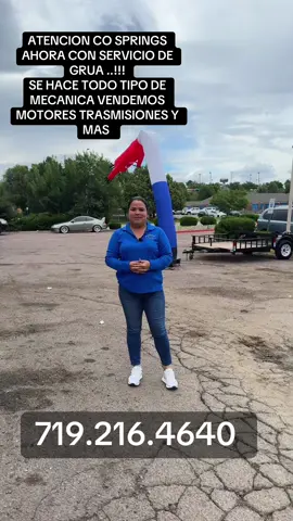 AHORA TAMBIEN CON SERVICIO DE GRUA ..! 719.216.4640 