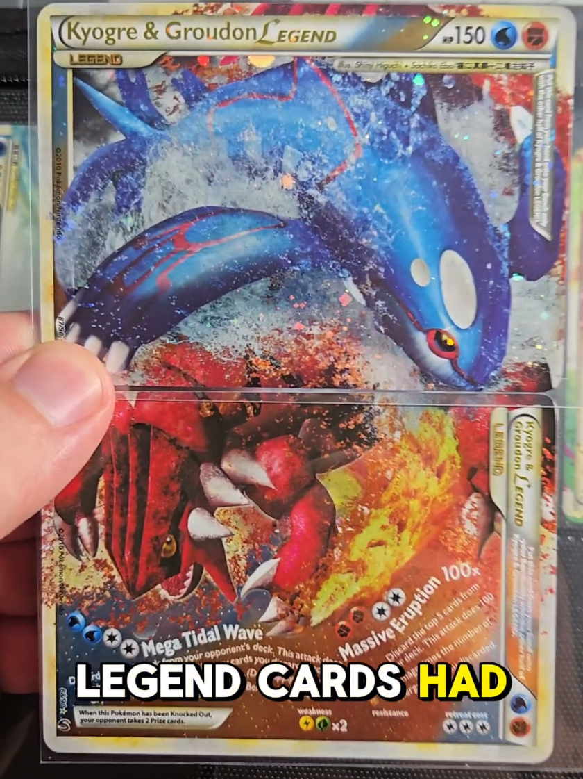 Legend cards were some of the coolest artworks! #Pokemon 