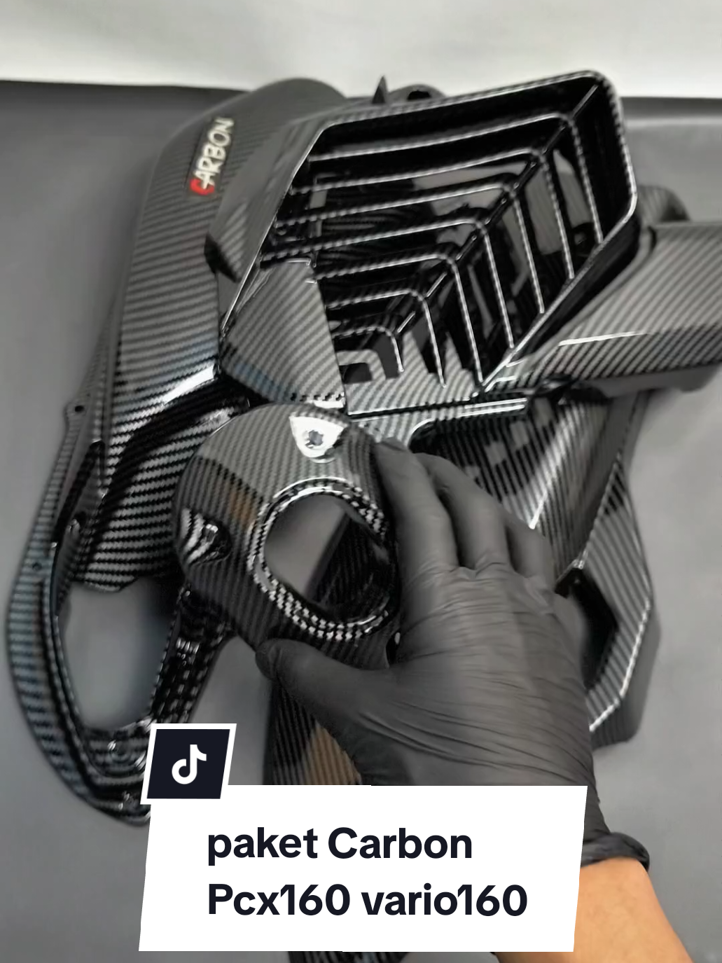 PAKET CARBON PCX 160 4 PCS TUTIP FILTER UDARA, COVER RADIATOR , MONCONG , TAMENG KNALPOT / Paket carbon pcx 160 vario 160 #paketcarbon #pcx160 #vario160 #variasi #motorcycle #paketgantengmotor 