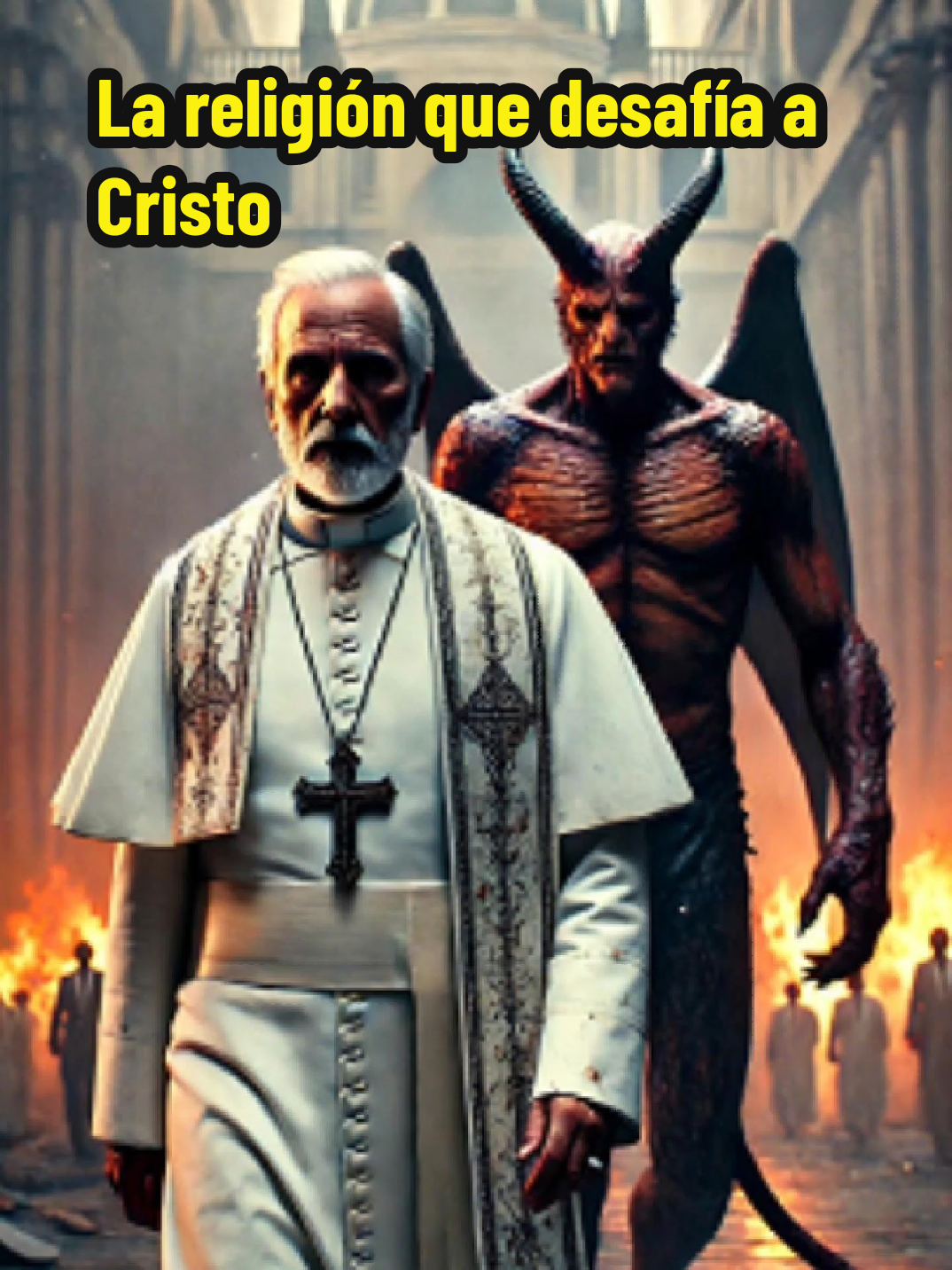 La única religión que desafía a Cristo. #dios #bible #iglesia #historiasbiblicas #vaticano 