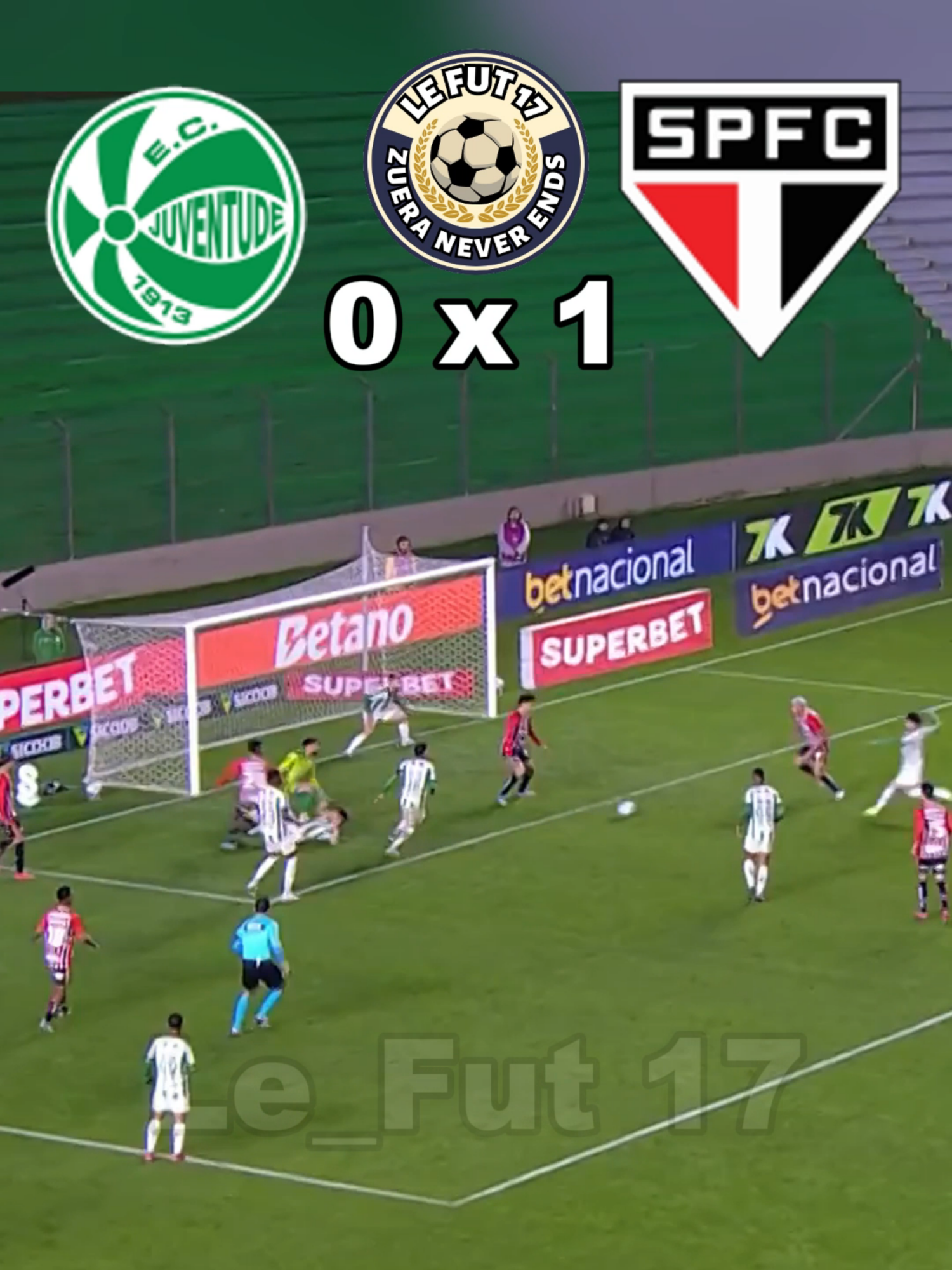 juventude x sao paulo #futebol #brasileirao #saopaulofc #saopaulofutebolclube #tricolorpaulista #fut #futbol⚽️ #futeboldazueira #videoviral