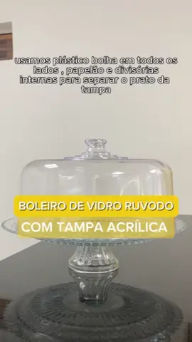 ✨ Boleira de Vidro RUVODO com Tampa Acrílica ✨ Elegância e praticidade na sua mesa! 🍰 Perfeita para conservar e servir bolos, doces e até queijos com muito charme. A base em vidro resistente traz sofisticação, enquanto a tampa acrílica leve e segura protege com estilo. 📉 DESCONTO EXCLUSIVO nos Stories e no nosso canal do Telegram! Corre lá pra garantir a sua com preço especial! 💙 #BoleiraRuvodo #MesaPosta #DescontoExclusivo #Promoção #vidrocomestilo 