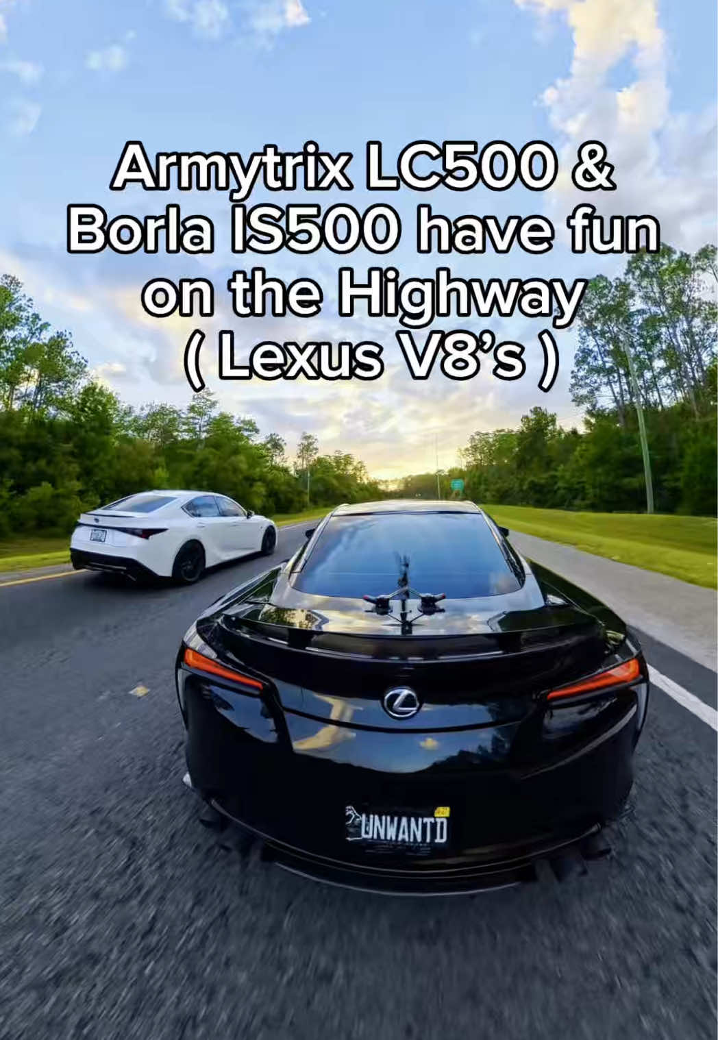 Always love seeing other Lexus V8s on the road! I think i got some good clips on here, i wish you could’ve heard his exhaust better, but the built in mic only pics up so much. Enjoy 🤙🏻 #lexus #cars #lc500 #is500 #insta360 #catsoftiktok 