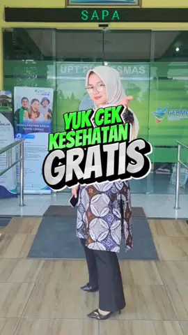 Cek Kesehatan Gratis di Puskesmas Waru? Gampang kok. Tinggal siapkan KK/KTP dan langsung datang ke Puskesmas Waru di jam pelayanan. Petugas akan membantu untuk daftar hingga selesai. Selamat mencoba 😊 #cekkesehatangratis #ckg #pemeriksaankesehatangratis #puskesmas 