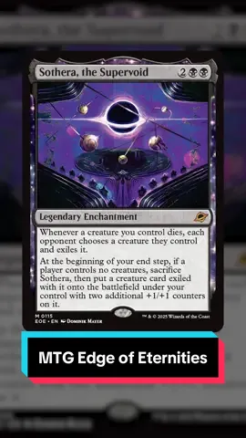 Explore the endless possibilities of our Universe today, Edge of Eternities launches on August 1st! @MTG #MTGEternities
