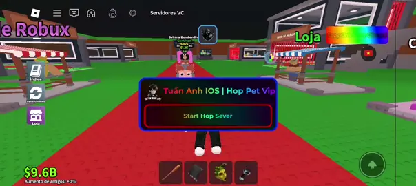 MIRANGA HOP VIP PUXA SERVIDORES COM SECRETOS E GODS . . . #roubeumbrairont #robloxfyp #stealabrainrot #fyp #script #roblox #MORANHAHOP