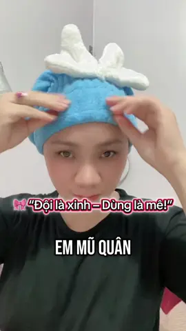 Gội đầu xong, đội em này lên là thấy chill liền 🎀 Thấm hút siêu nhanh – đường may siêu chắc – giá siêu yêu! Vừa quấn tóc, vừa sống ảo xinh xỉu luôn ấy 😍 💦 Mỗi lần gội đầu là mình lại mê mẩn em mũ quấn nơ này… 📦 Có sẵn đủ màu cute mê ly luôn nha! #m#mũquấntóck#khănlauTócn#nữtínhp#phụkiệnlàmđẹpt#tóckhônhanhx#xinhxắng#giaret#tiktokmadebuyitphukienmusthave