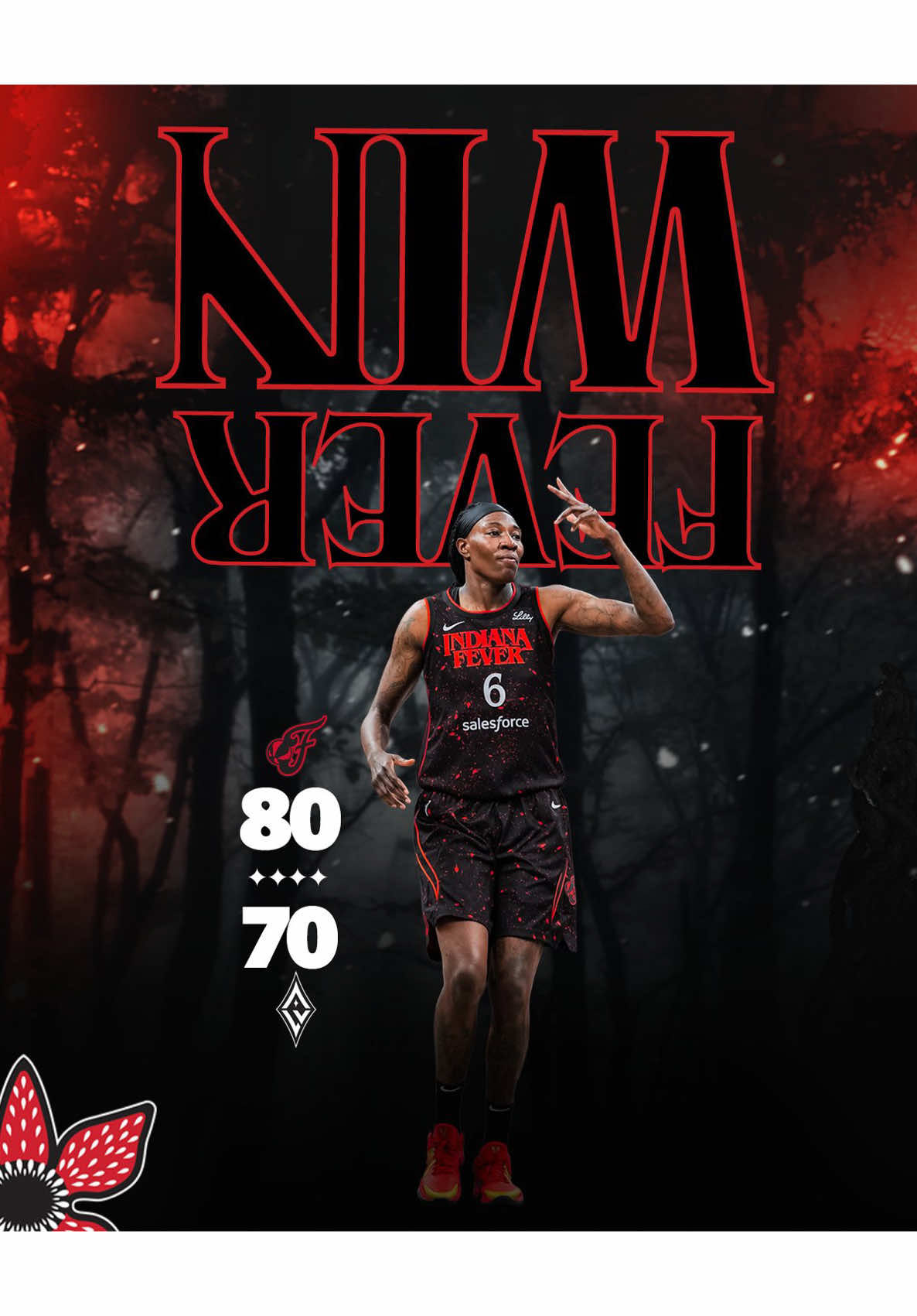 Vegas?? What’s happening #wbb #indianafever #lasvegasaces 