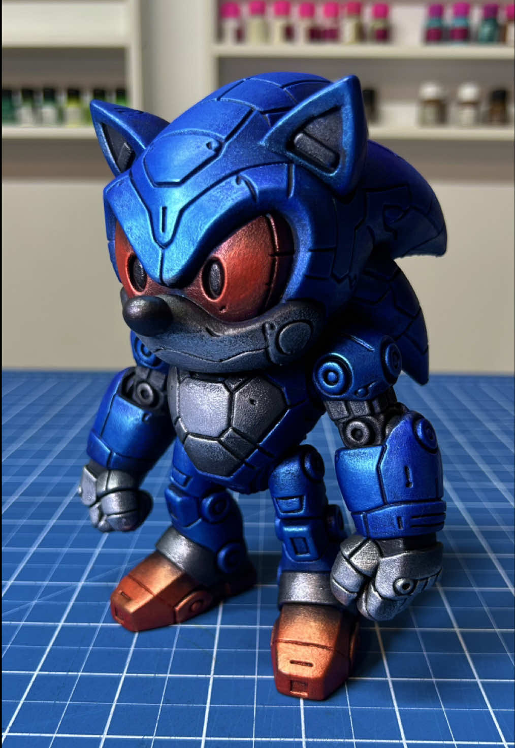 Personalizando o Sonic Robô que deu errado  #arte #tutorial 