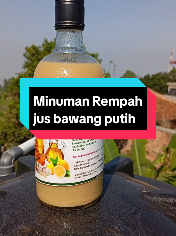 Hidup sehat bersama Herbakol jus bawang putih#herbakol #jusbawangputih #minumanrempah 