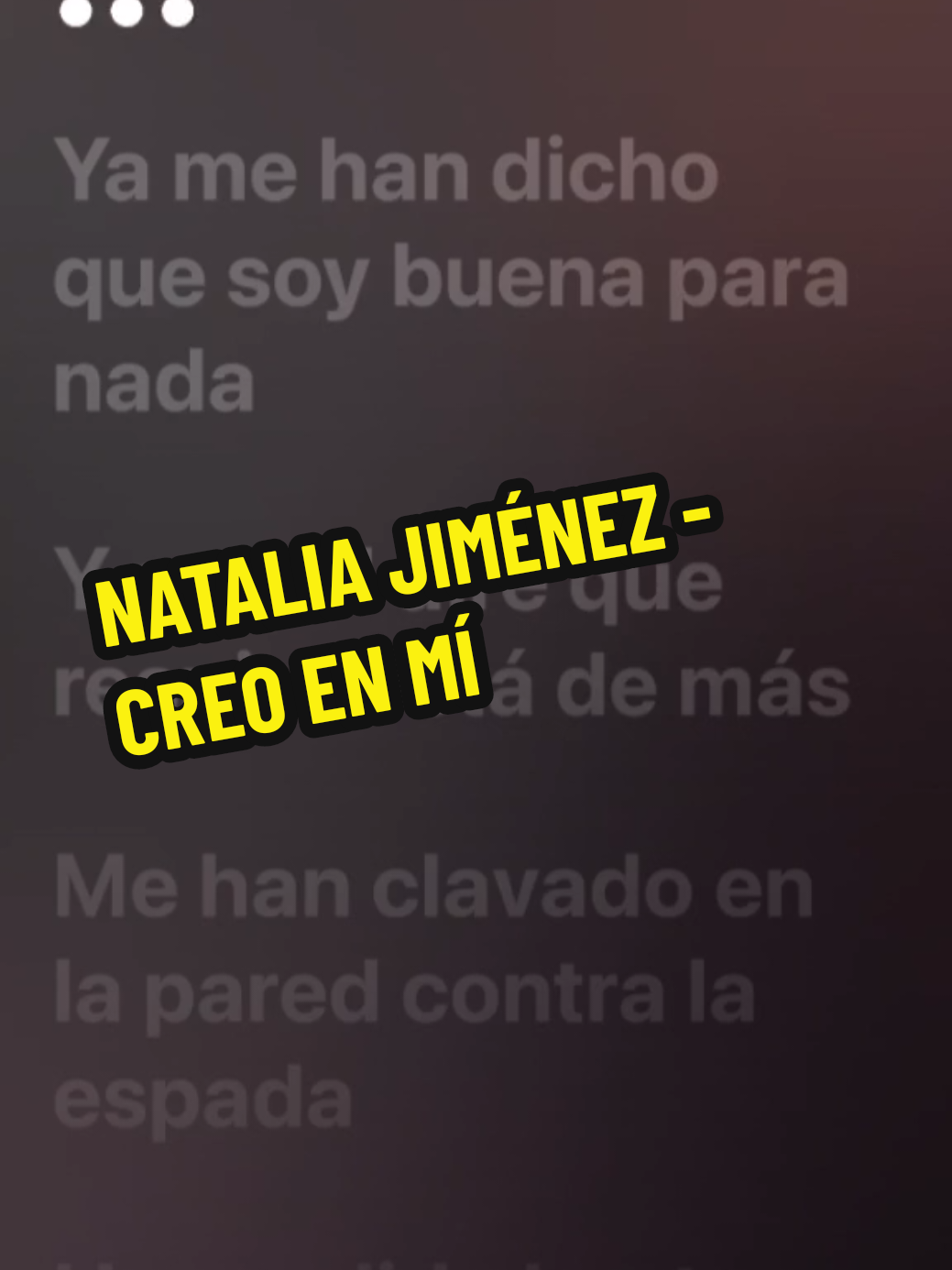 NATALIA JIMÉNEZ - CREO EN MÍ  #nataliajimenez #creoenmi #gustosculposos🎵 #viral #fyp #tendencia #tiktokviral #foryou #paratiiiiiiiiiiiiiiiiiiiiiiiiiiiiiii #paratii #foryoupage 