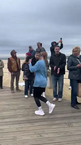 Crossing another finish line with BOTH my babies👦🏼🤰🏼#asburypark #nj #pregnantrunner #halfmarathon #toddlermom #runningwhilepregnant #motherrunner #motivation #momtok #firsttrimester 