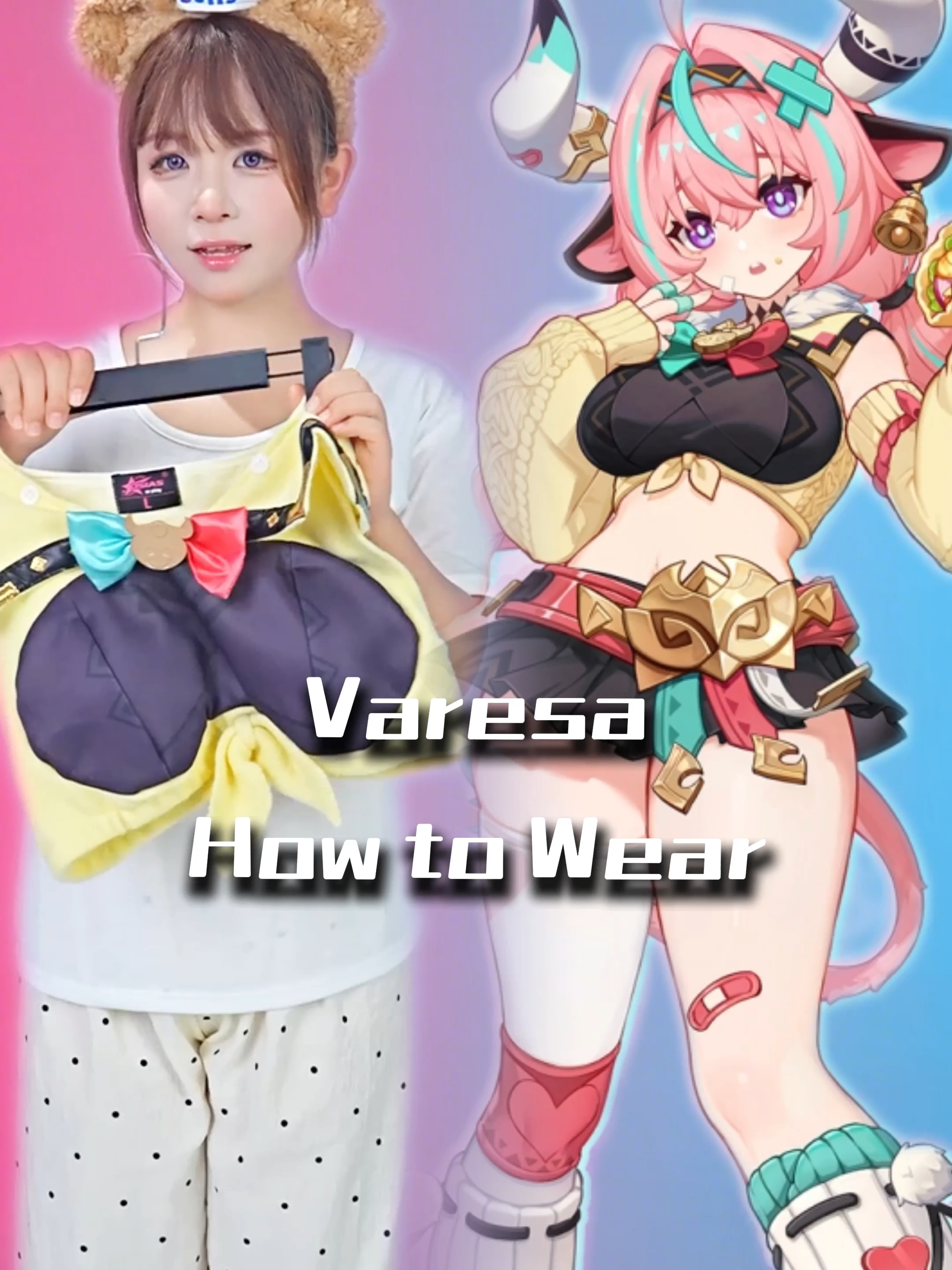 How to wear Varesa's cosplay costume? #osiascosplay #varesagenshinimpact #varesacosplay #Varesa #GenshinImpact #genshinimpactcosplay #fyp #cosplay #cosplaygirlsoftiktok