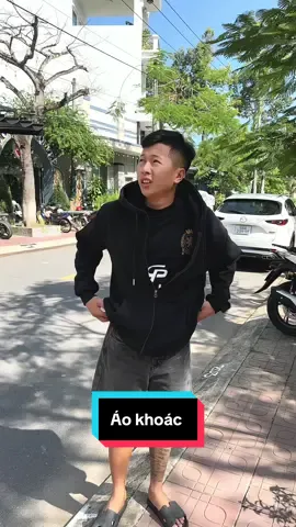 Áo khoác Hoodie Zip khóa trơn nỉ Bông cotton From rộng 👆
