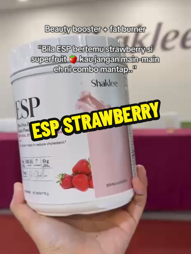 ESP STRAWBERRY GUYS 💋 #espshaklee #espstrawberry #espviral #espshakleepromo #shakleesungaipetani #shakleepenang #comingsoon #glassskin #fyp 