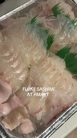 iykyk and trust me u wanna know #fyp #foryoupage #hmart #hmartfinds #sashimi #flukesashimi #seafood 