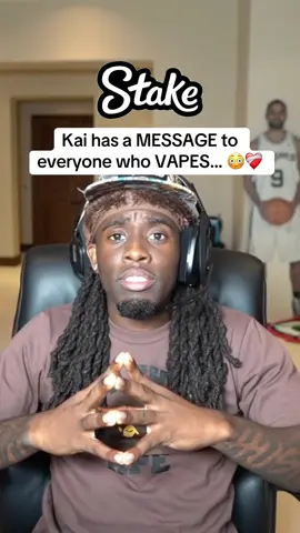 Kai has a MESSAGE to  everyone who VAPES… 😳❤️‍🩹#kaicenat #twitch 