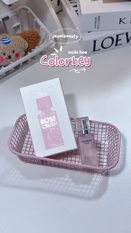 Nước hoa Rose Crush của nhà Colorkey siu thơm mà zá cuẹc kỳ hssv nè mấy bà ơiii🍓 #colorkey #colorkeyvn #nuochoa #review #jewelamdep #nuochoachinhhang 