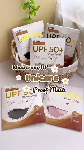 Trời nắng gắt thế này dùng khẩu trang vải Unicare cho yên tâm mấy bà ơi #minkydaily #khautrangvai #khautrangchongtiauv #unicare 