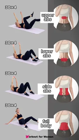 A collection of exercises to lose belly fat and tighten your abs💪 #workoutforwomen #homeworkout #workoutroutine #workoutvideos #workoutathome #workoutmotivation #fatloss #fatburning 