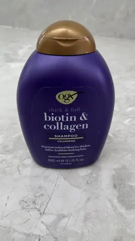 Tóc mỏng, yếu, gãy rụng? ✨ Dầu gội OGX Biotin & Collagen giúp tóc dày, bồng bềnh và chắc khỏe sau vài lần gội. #daugoiOGX #OGXbiotin #maitocdep #tockhoe 