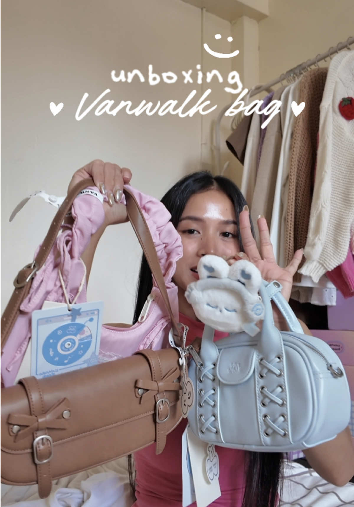 unboxing vanwalk bag. 𐙚 @Vanwalk_PhilippinesOfficial #cutebags #shoulderbag 