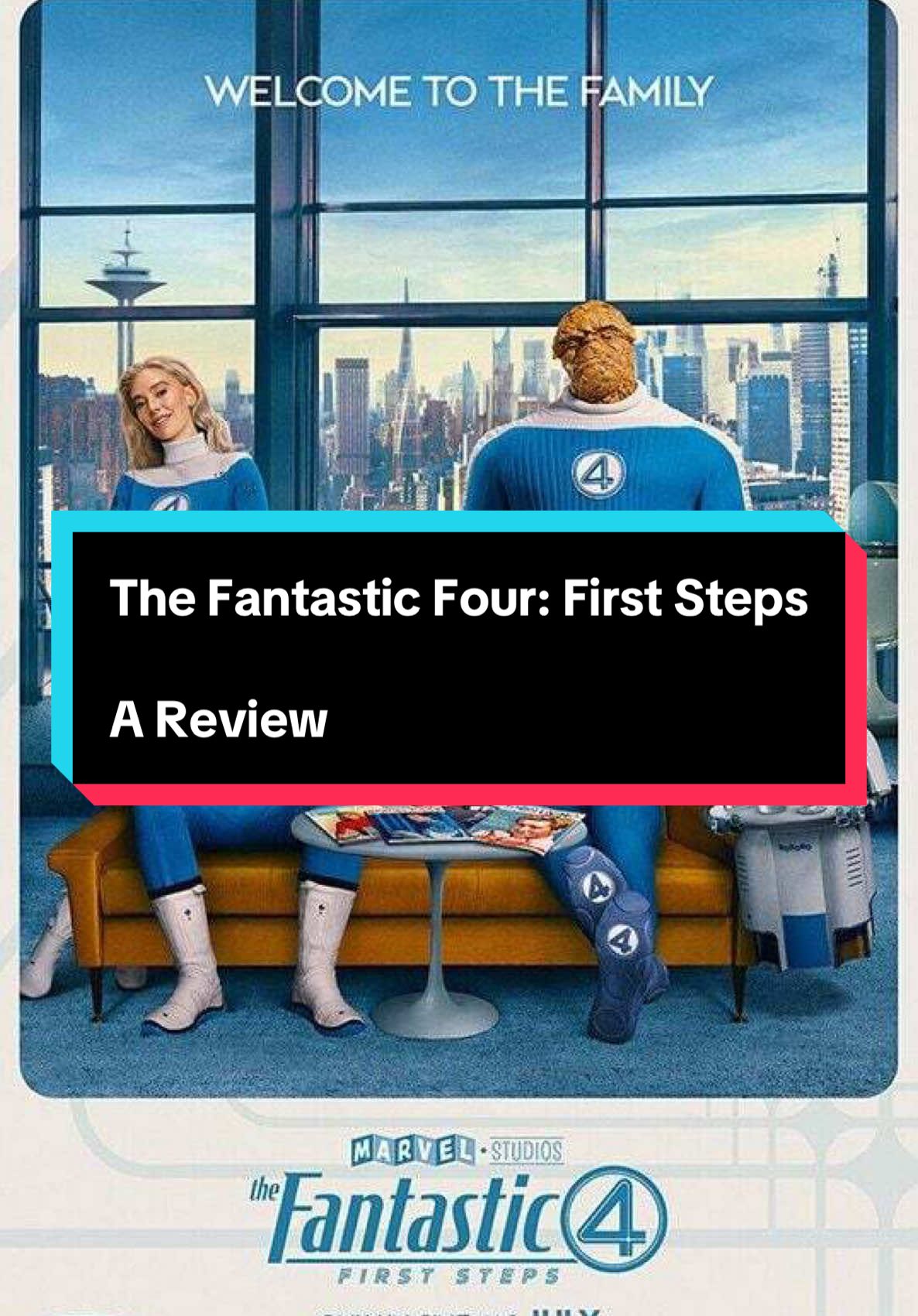 While the plot is slightly underwhelming, #FantasticFour is good, gorgeous fun! #marvel #disney