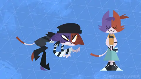 GoodCatBadCat 🐱  lowkey have been obsessed with the way that music video was animated so i tried recreating it with fortnite characters lol #ggbg #goodgirlbadgirl #fortnite #meowskulls #catemeowdy 