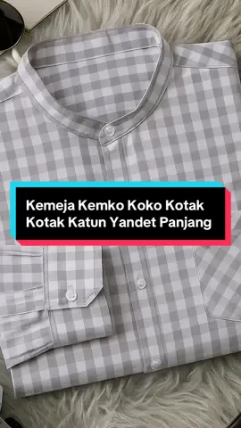 Vanfive Kemeja Kemko Koko Kotak Kotak Katun Yandet Panjang Abu A1425#kemejapria #kemejakoko #kemejalenganpanjang #OOTD #gajiansale #wibgajian #viral #foryou 