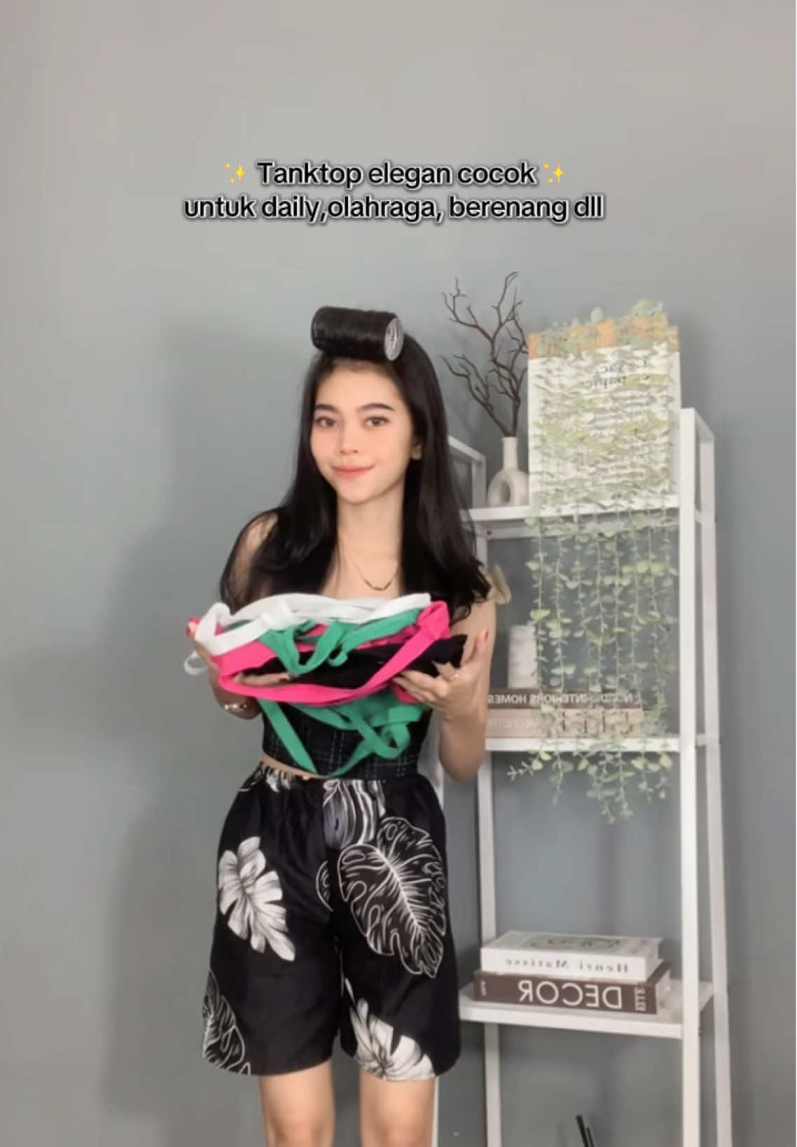 Kamu suka banget make bra yang modelannya kece Cuss payment ini aja 🥰🥰🤗🤗#modely #tanktop #ootdfashion #TanktopGym 