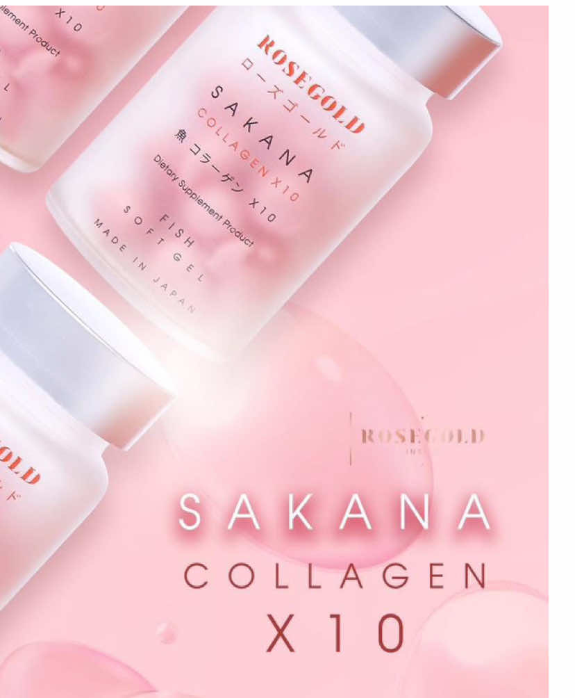 พร้อมเสิร์ฟความสวย มาพร้อม #โปรโมชั่น #ซาคานะคอลลาเจน #SakanaCollagenX10 #RosegoldThailand #ป้ายยาtiktok 