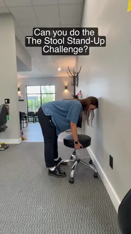 Ever tried The Stool Stand-Up Test? Here’s how it works: Bend over at a 90° angle, head against the wall Pick up a stool Try to stand up straight… Most women can do it. Most men? Not so much. 👉 The reason comes down to center of mass and biomechanics — and it’s actually wild how your body compensates. Try it and tag a friend to test it too. Just don’t blame us when your ego gets bruised. 😅💥 #StoolChallenge #BodyMechanics #PTFun #BiomechanicsInRealLife #FoundationPhysicalTherapy #PostureTest #TikTokChallenge #NeckPainRelief #MoveBetterLiveBetter