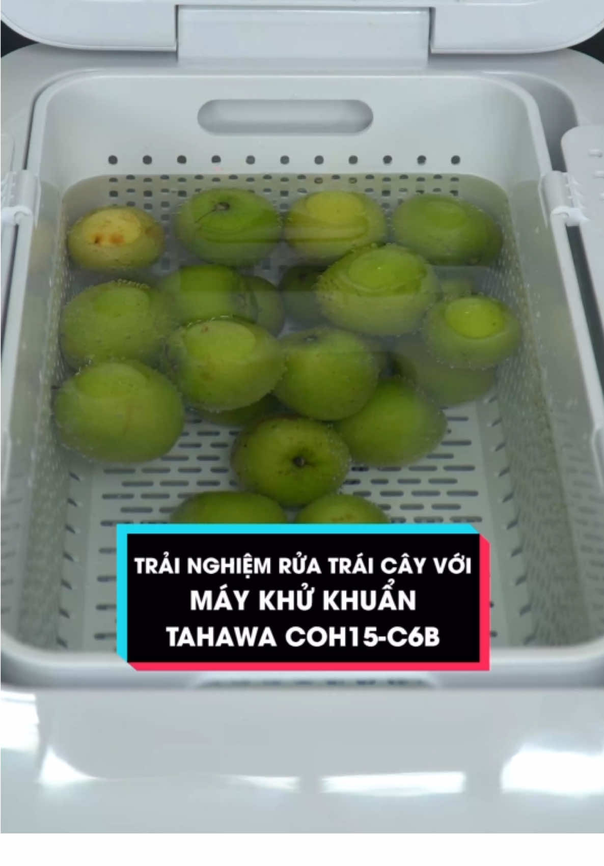 Trải nghiệm rửa trái cây cùng Máy khử khuẩn thực phẩm Tahawa COH15-C6B #tahawa #tahawanhatban #maykhukhuan #maykhukhuanthucpham #maykhukhuantahawa #maykhukhuancuanhat #maykhukhuanraucu #maykhukhuandanang #maykhukhuannhatban #mayruaraucuqua #maykhukhuancaocap #maykhukhuandanang 