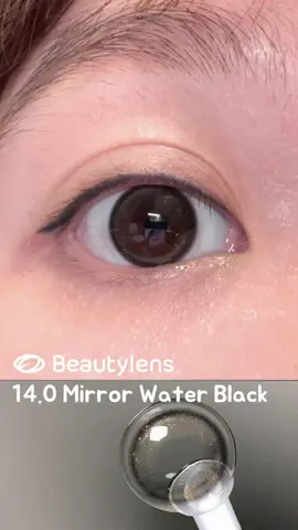 #promomakangajian #Mirror Water Black #Beautylens #contact #Softlens #Beauty #Lens #