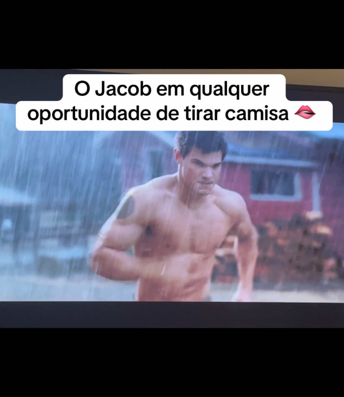 Confesso que ele era um lobinho e tanto #crepusculo #crepusculotwilight #jacob #bellaswan #amanhecerparte1 #vaiproforyou 