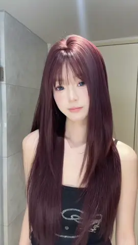 Wonhee warna wine 🫶🏻 #promomakangajian #fyp #fypシ゚ #wig #douyin 