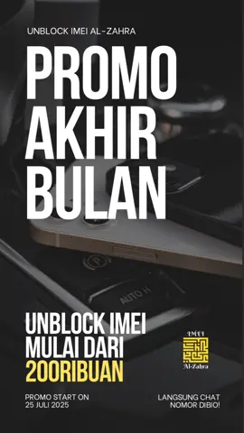Siapa yang kemaren nanyain promo? nih mimin kasih! #imeikeblokir #jasaunblockimei #noservice #unblockimei 