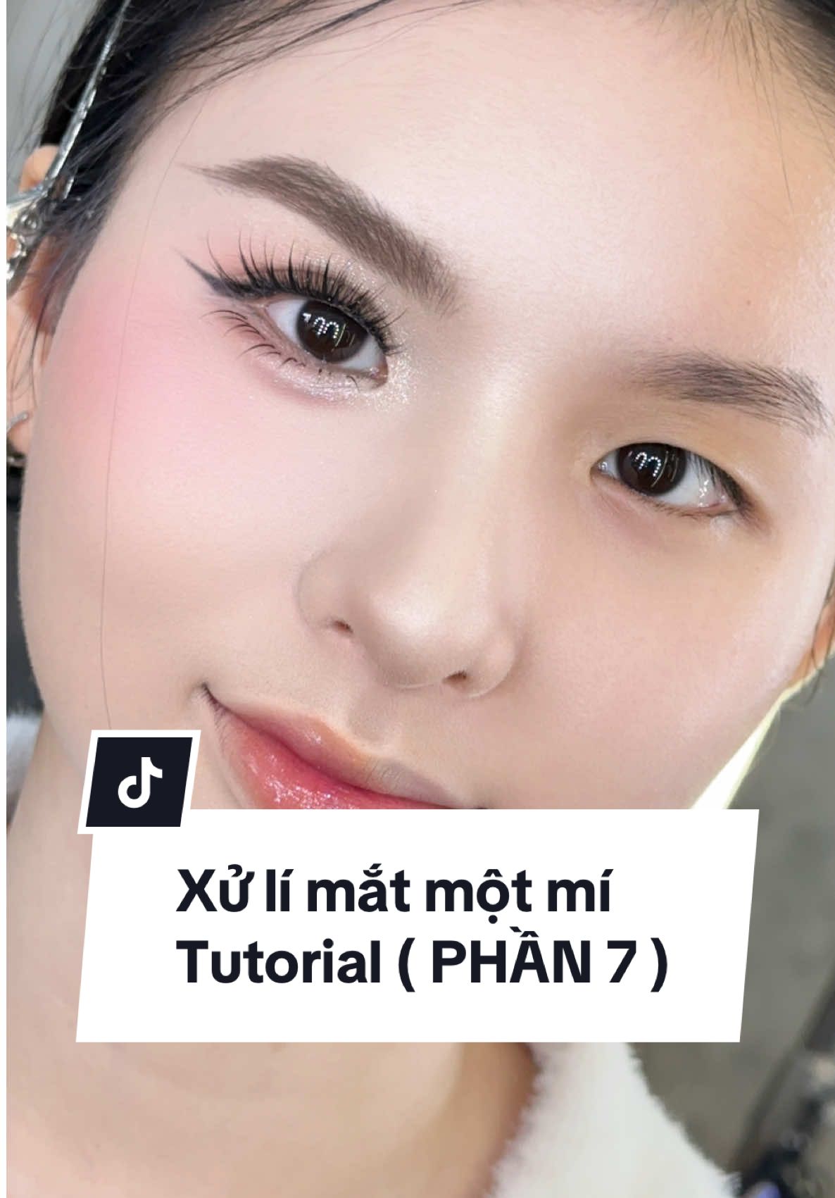 Phần 7 : Xử lí mắt một mí cùng Minh Thư ( phần đầu video hơi mờ , mọi người xem thông cảm cho tui nhé ! ) ☺️🫶#tutorial #tutorialmakeup #minhthumakeup #makeup #makeupartist #viral #xuhuong #matmotmi 