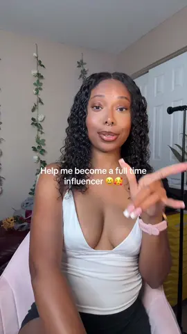 I just wanna be an influencer I’m tired of working 😭😭 #microinfluencer #influencer #contentcreator #fyp #makemefamous 