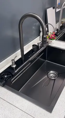 Chậu Rửa Chén Bát 1 Hố 7 Phím Hiển Thị Nhiệt Độ INOX SUS 304 Đa Chức Năng Rửa ,Kèm Phụ Khiện Và Xi Phông Thoát Nước (KT:75x46x21cm)#dogiadungtienich #hot #xuhuong #thinhhanhtiktok #thinhhanh #thinhhanhxuhuong #lenxuhuong #xuhuongtiktok #hottrend 